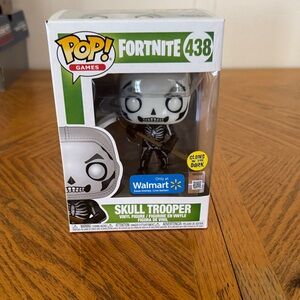 Funko Black and White Skull Trooper Figure